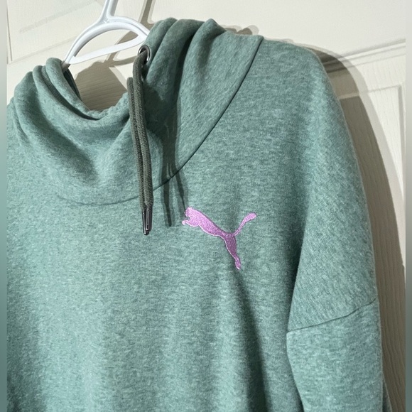 PUMA Refresh Hoodie drawstring drop shoulder athletic lounge cozy shirt Small - Picture 3 of 8